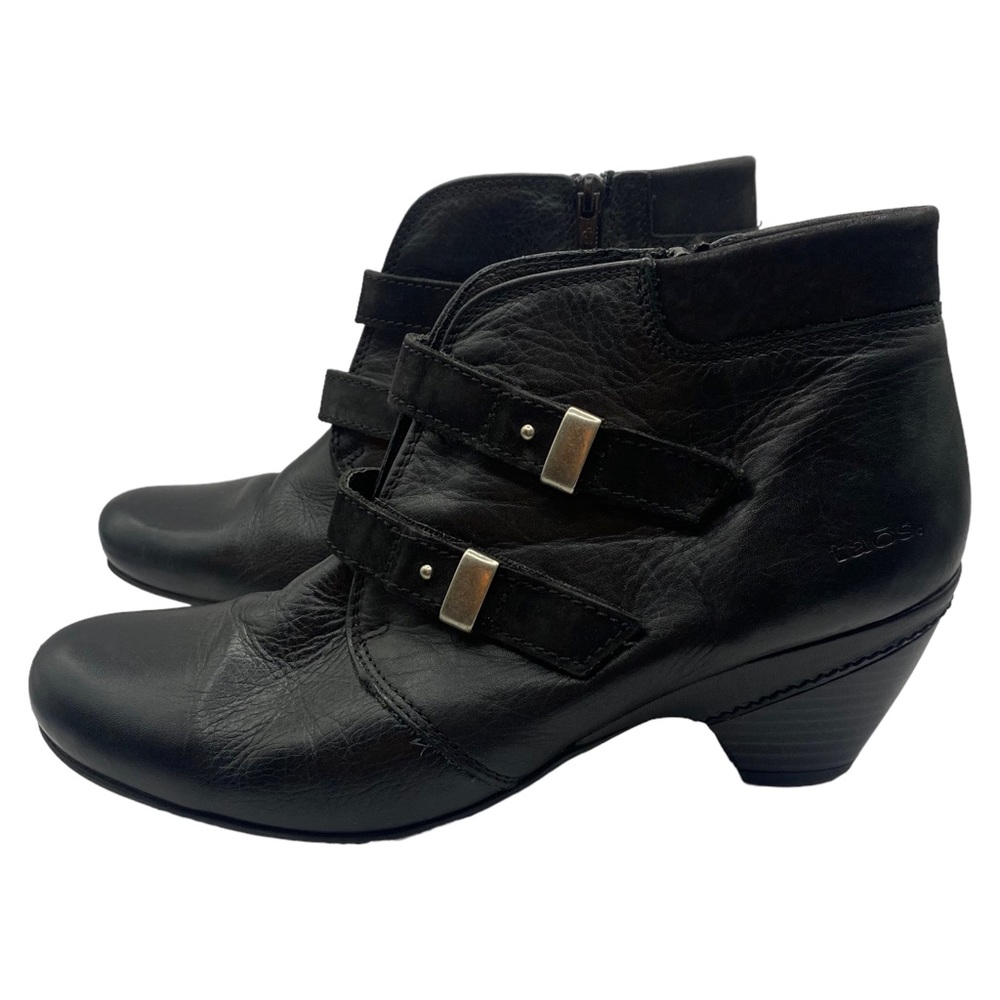 Taos Footwear Alto Black Leather Bootie Size 41
